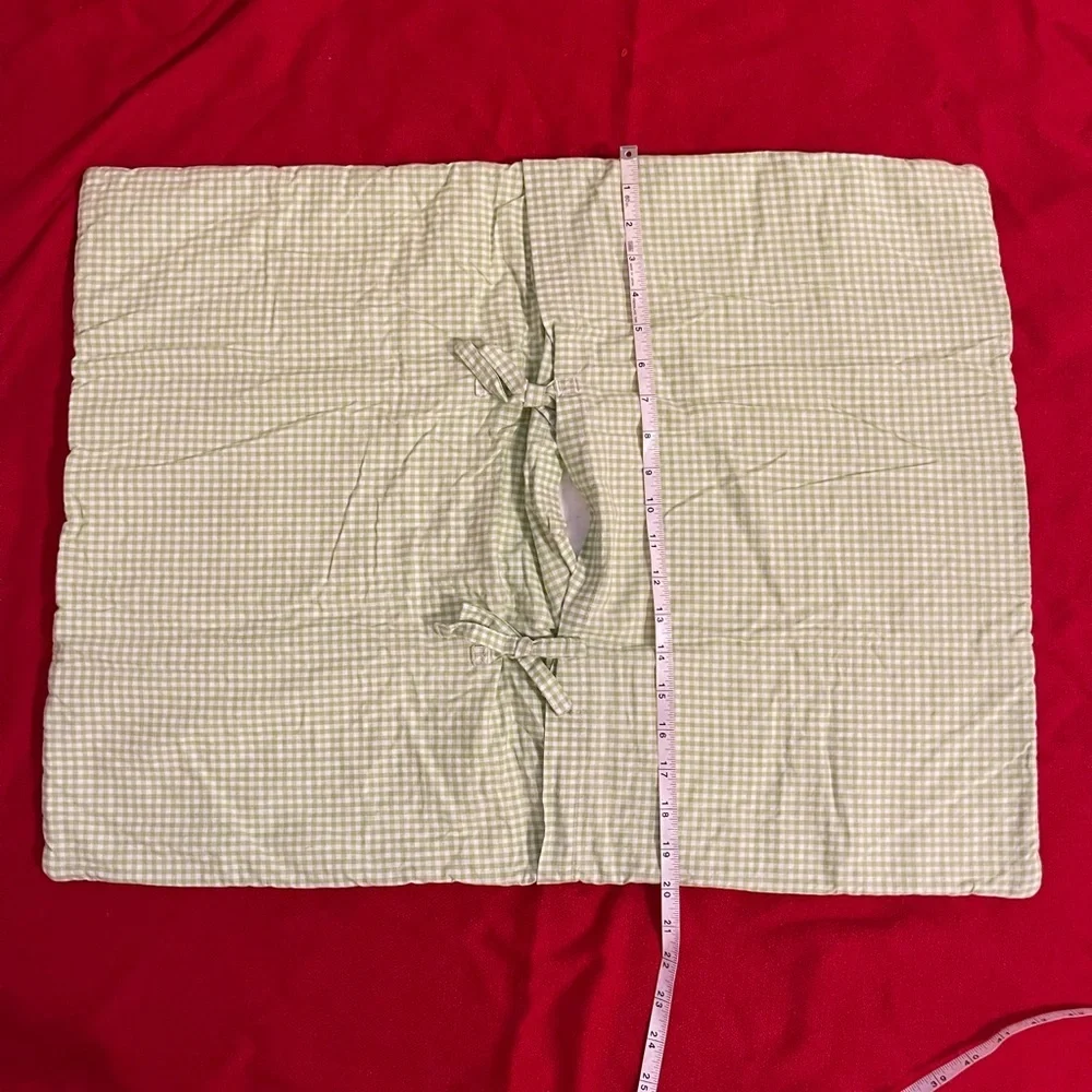 Pottery Barn Kids Quilted Sham Alphabet & Hippo Pillowcase